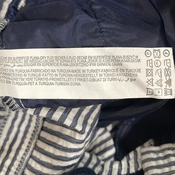 NWOT Zara Seersucker Striped Slim Trouser Pants XS - Picture 15 of 16
